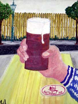 Altbier in Füchs'chen, '00_30x40