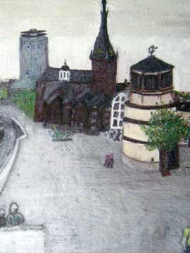 Burgpltz, Ausschnitt, '95, 50x90