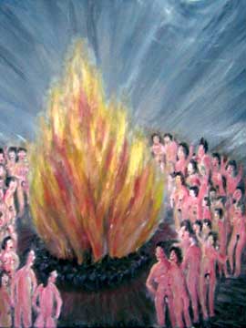 Fruchtbarkeitstanz, Mittsommernacht, 01_50x60