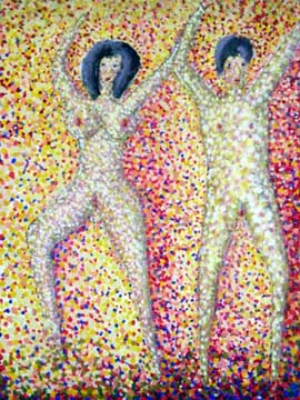 Tanzende 1, 02_40x40