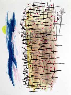 Die Gr&auml;ber von Kabul, Aqua, A3